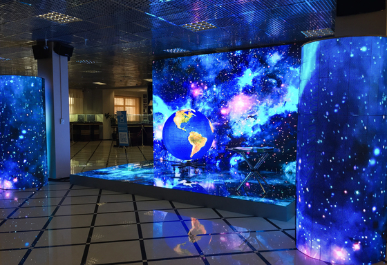 IP21 Kinglight 2020 เช่าเวทีจอแสดงผล LED ขนาดใหญ่ 2.97mm Led Video Wall Cabinet