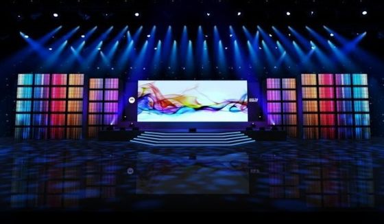 P3.91mm โมดูลจอ LED สีเต็มภายใน ค่าเช่า งานแต่ง สเตจ LED Screen 16Scan