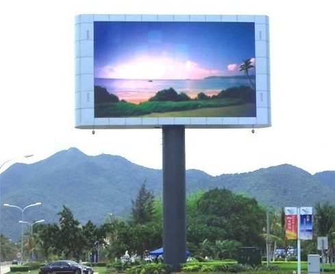 AC220V P8 6500cd / M2 โมดูลจอ Led สำหรับโฆษณาอาคารกลางแจ้ง