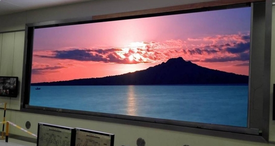512 * 512mm 1100cd ตู้โชว์ Led P4mm กรอบรูปติดผนังดิจิตอลขนาดใหญ่