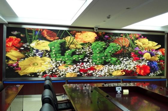 Longda Indoor Full Color Led Display แผงผนังวิดีโอ 1R1G1B 281 Trillion