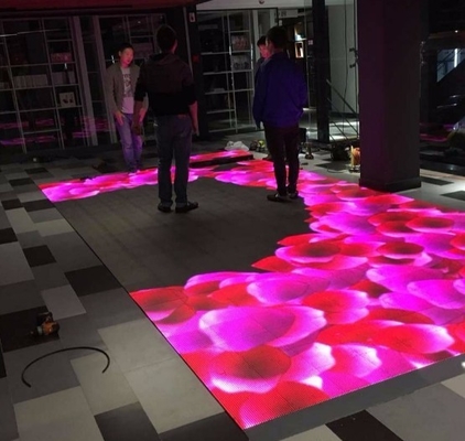 DIY Light Up SMD3528 เช่าฟลอร์เต้นรำดิสโก้ 16.7 ล้านล้านสีเต็ม