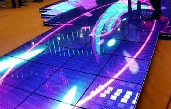 LONGDA P5.95 แผงฟลอร์เต้นรำโมดูลจอแสดงผล LED SMD1921 สำหรับห้องโถงนิทรรศการ