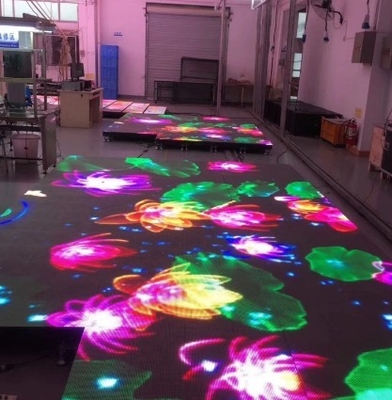 LONGDA P5.95 แผงฟลอร์เต้นรำโมดูลจอแสดงผล LED SMD1921 สำหรับห้องโถงนิทรรศการ