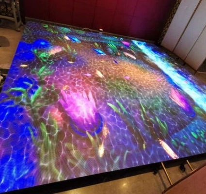 คอนเสิร์ต Light Up Led Dance Floors แผง Novastar 14bits 264V