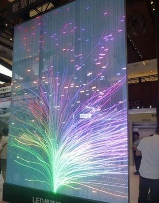 5.6 มม. โปร่งใสสูง Led Shop Window Display 11 Scan 63775dots/ M2