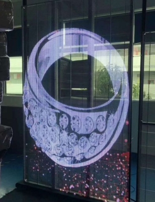 ประหยัดพลังงาน Led See Through Screen Wall 800W/ M2 5000cd