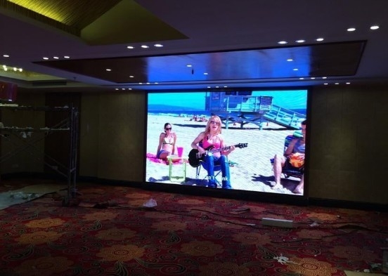สกรีนจอจอ LED ประจําตลาด Longdaled P4mm ISO9001