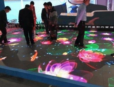 พื้นเต้นรำ LED หลากสีความละเอียดสูง 3840Hz 196V สำหรับเวทีคอนเสิร์ต
