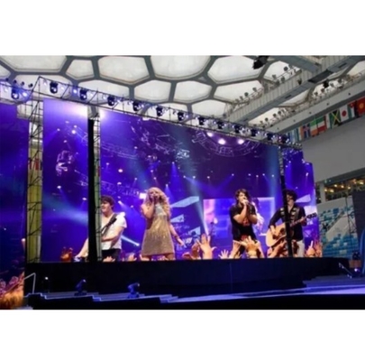 P3.91 หน้าจอฉากหลังของ Billboard Led Stage 65536 Dots