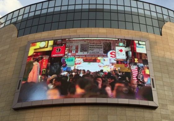 P3 1/20 สแกน 900cd / M2 ผนังวิดีโอ LED กลางแจ้งขนาดใหญ่หน้าจอแสดงผล Plexiglass
