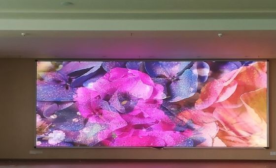 ห้างสรรพสินค้าจอแสดงผล LED ขนาดเล็กติดผนัง 300W / M2 32 X 16 ROHS CCC
