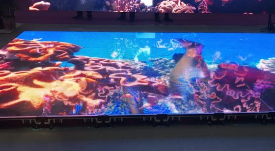 จอพื้น LED น้ำหนักเบา ทนทาน สำหรับใช้ในร่ม/กลางแจ้ง เปลี่ยนสี RGB