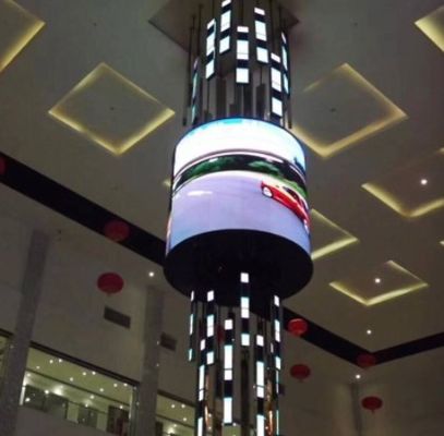 SMD2121 256 × 128 มม. LED โมดูลยืดหยุ่น P4 จอแสดงผลโฆษณาที่ทนทานในร่ม