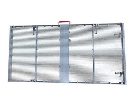 หน้าจอตาข่าย LED โปร่งใส 220W / M2 จอแสดงผลกระจกกลางแจ้ง 5000nits 7.8mm