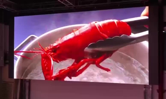 IP40 ผนังวิดีโอ Led กลางแจ้งฉากหลังฉากหลังเวที 16 บิต 3840hz