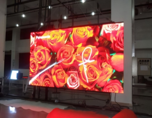 500x500mm 1000nits แผงแสดงผลแบบโมดูลาร์ให้เช่าจอ Led งานแต่งงาน