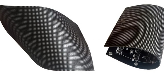 Indoor HD P2.5 SMD จอแสดงผล LED แบบอ่อนโค้งงอได้ LED โมดูลยืดหยุ่น