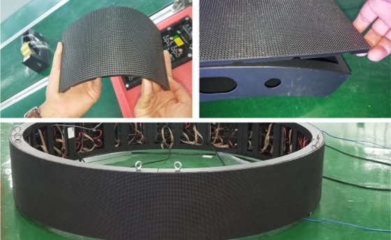 ความยืดหยุ่นของ OEM ODM โมดูลจอแสดงผล LED แบบอ่อน Soft SMD แผงพิกเซล P2.5