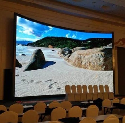 P2.5 P3 พิกเซลขนาดเล็กจอแสดงผล LED เวทีในร่มหน้าจอ LED สำหรับหอประชุมเหตุการณ์