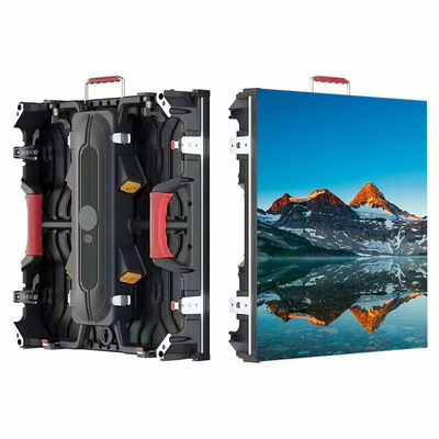 ตู้อลูมิเนียมหล่อ P3.91 เช่าจอ LED แรงดันไฟ 5V