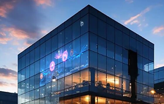 ผู้ผลิตจอ LED โปร่งใสของจีน ให้ความรู้สึกถึงเทคโนโลยีที่แข็งแกร่ง